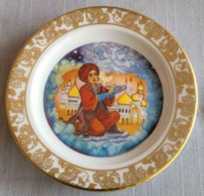 Antique 20 nursery rhyme plates - Grannies Garage
