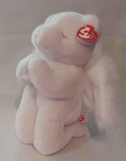 Plush - Toy Beanie Baby praying angel bear - Grannies Garage