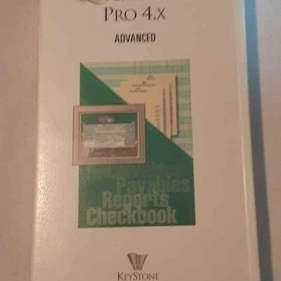 Office - Quick Books pro 4x VHS beginning, advanced, time tracking, intermediate, inventory payroll