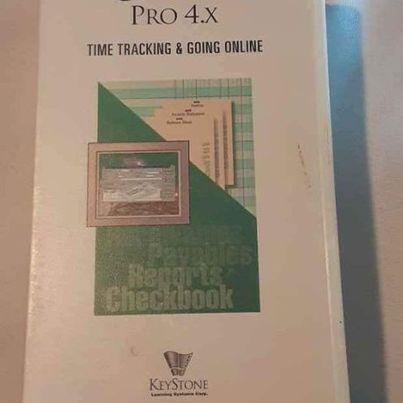 Office - Quick Books pro 4x VHS beginning, advanced, time tracking, intermediate, inventory payroll - Grannies Garage