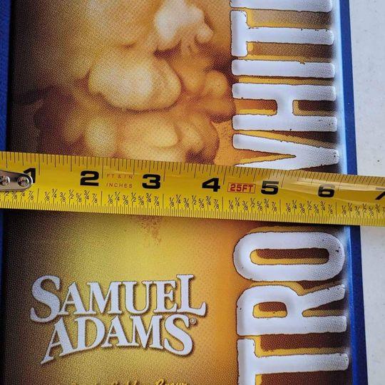 Sign - Sam Adams Nitro White Ale tin sign NEW - Grannies Garage