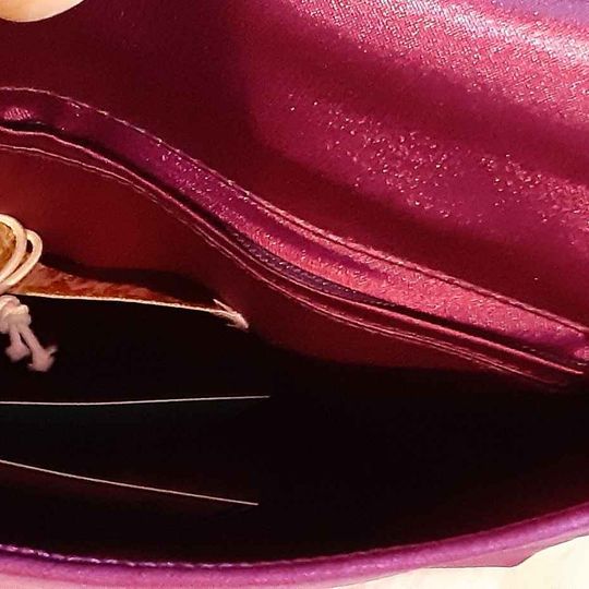 Shiraleah Ellen clutch purse magenta