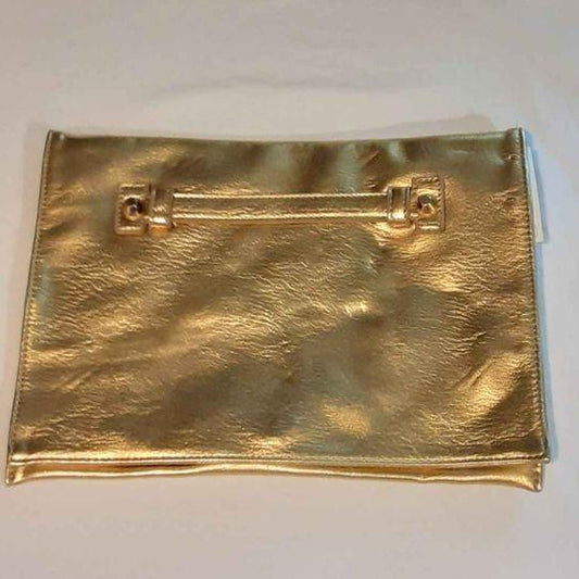 Shiraleah clutch Gold Vesper purse - Grannies Garage