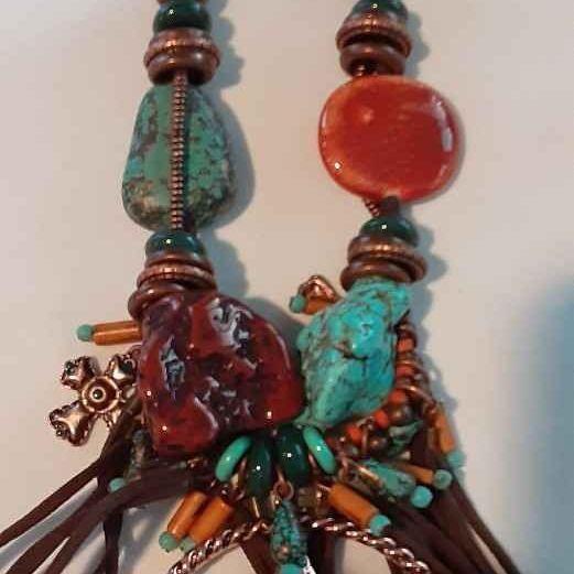 Jewelry -Treska 1 strand beaded necklace #1 New with tags, - Grannies Garage