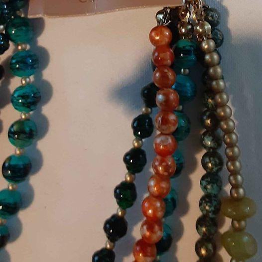 Jewelry -Treska 5 strand beaded necklace #5 New with tags, - Grannies Garage