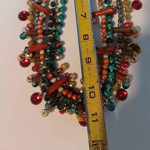 Jewelry -Treska 5 strand beaded necklace #5 New with tags, - Grannies Garage