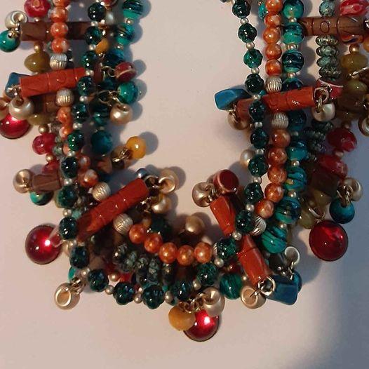 Jewelry -Treska 5 strand beaded necklace #5 New with tags, - Grannies Garage
