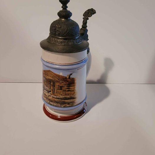 Vintage porcelain Beer stein - Grannies Garage