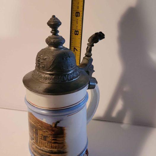 Vintage porcelain Beer stein - Grannies Garage
