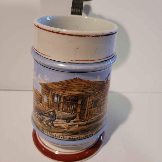 Vintage porcelain Beer stein - Grannies Garage