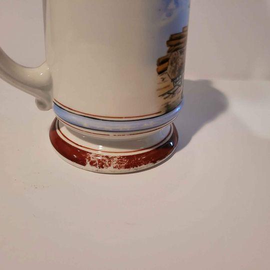 Vintage porcelain Beer stein - Grannies Garage