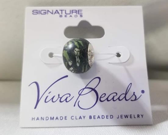 Jewelry - Viva Beads Polymer Clay Bead Midnite Mist Series - Grannies Garage
