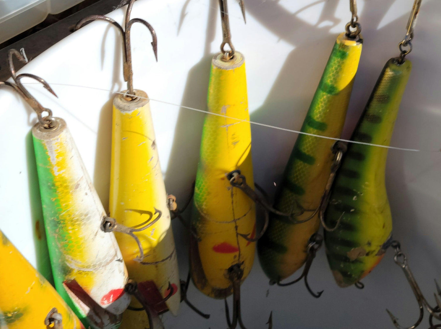 The Collection of Muskie and Fishing Lures, Rods with Reels and other items - Grannies Garage