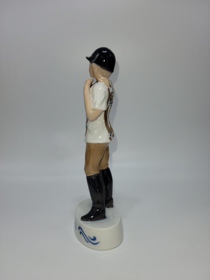 Bing And Grondahl B & G BING GRONDAHL FIGURINE ANNA A BLUE RIBBON DAY