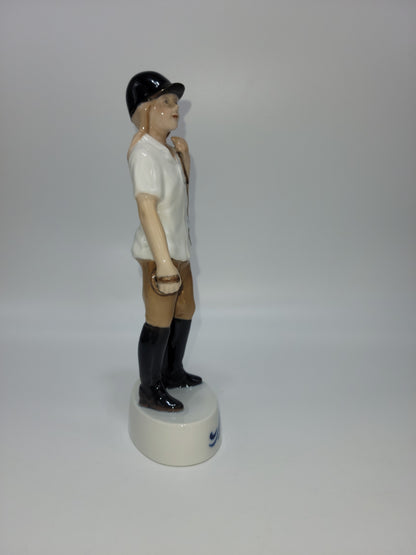 Bing And Grondahl B & G BING GRONDAHL FIGURINE ANNA A BLUE RIBBON DAY