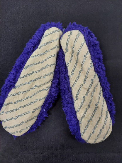 Snoozies Slippers - Purple and Pink XL 11/12