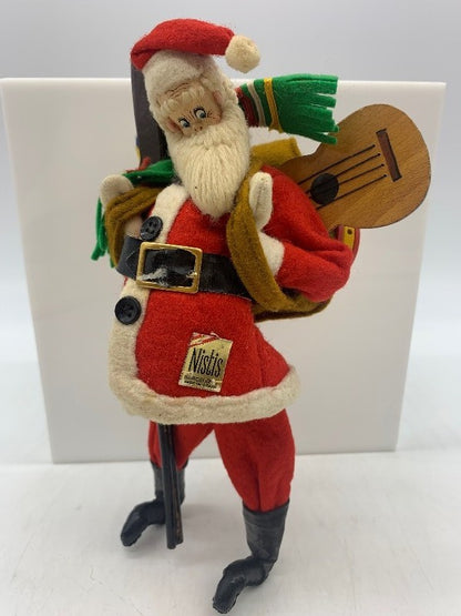 Vintage NISTIS Felt Santa - Made in Barcelona Spain