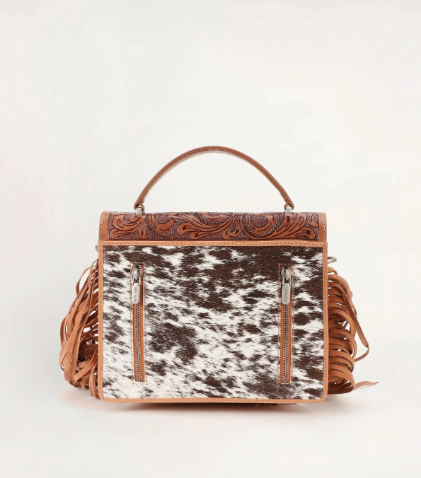 Classic Flap Medium Tassel Bag Cowhide And Calfskin