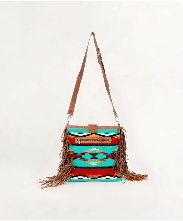 Long Chap Cowhide Tassle Bag