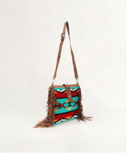Long Chap Cowhide Tassle Bag