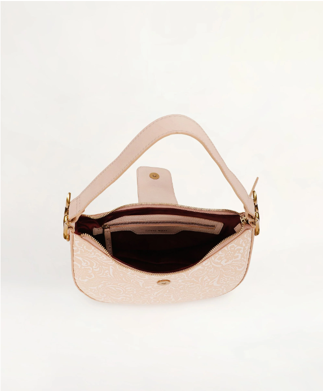 LOYAL West Hobo Medium Purse Beige Floral