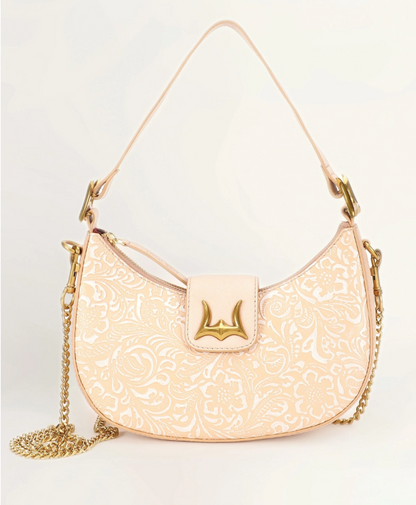 LOYAL West Hobo Medium Purse Beige Floral