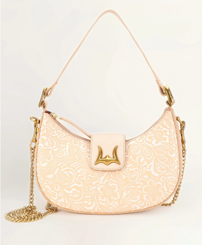 LOYAL West Hobo Medium Purse Beige Floral