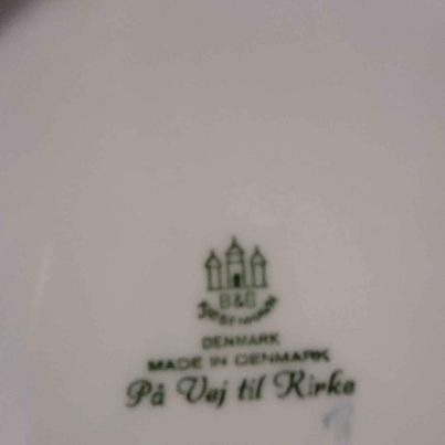 Collectible - Blue Plate Made in Denmark