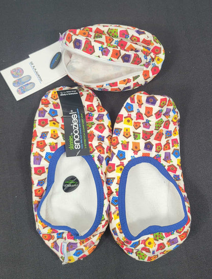 Accessories - Skinnies Snoozies Slippers with Bag - Birdhouses