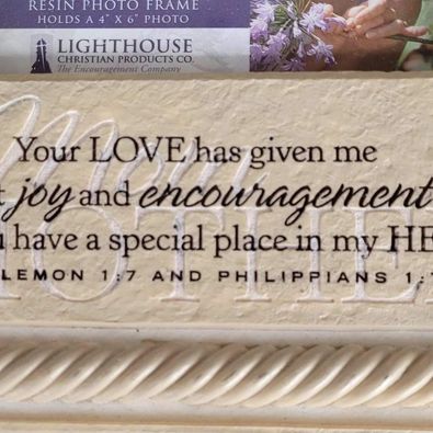 Frame - Lighthouse Frame  Your Love has given me great Joy and Encouragement