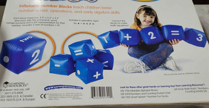 Game - Inflatable number blocks NEW -