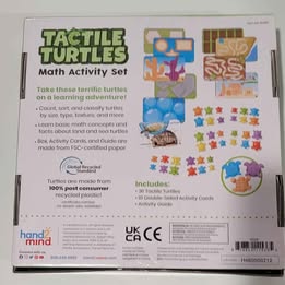 Game - Tactile Turtles Math Activity Set NEW includes 20 activities