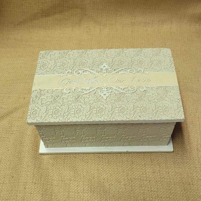 Box- God Bless our Love Trinket box - Grannies Garage