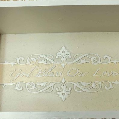 Box-  God Bless our Love Trinket box