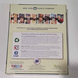 Puzzle - NEW 500 Piece New York Company "Gourmet" Jigsaw Puzzle