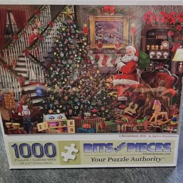 Puzzle - NEW 1000 Piece Bits and pieces Christmas Joy Puzzle