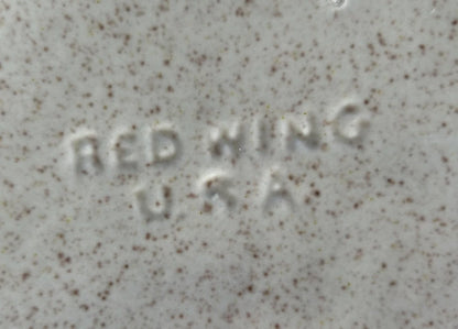 Vintage Red Wing Pottery Bob White Casserole Dish With Lid 2 Quart Mid Century