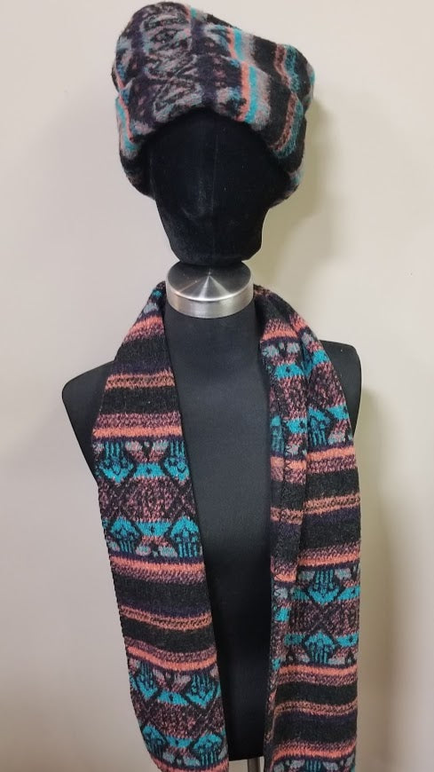 Hat and Scarf Set - Choice of Colors/Design