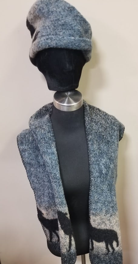 Hat and Scarf Set - Choice of Colors/Design
