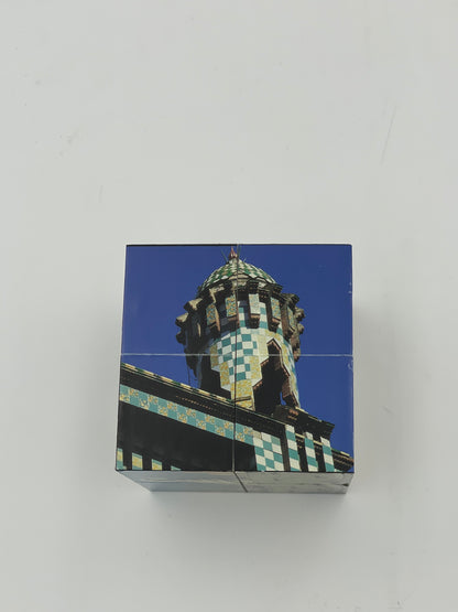 Art Cube Puzzle- Stress Relieving Brain Teaser-Gaudi Architecture