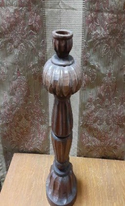Candle Holder- Decorative brown