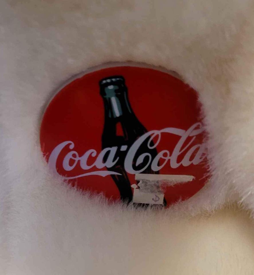 Plush -  Coke 1998 Bear -stuffed animal
