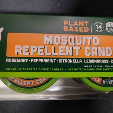NEW - Murphy's Natural Mosquito Repellent set of 3 Candles