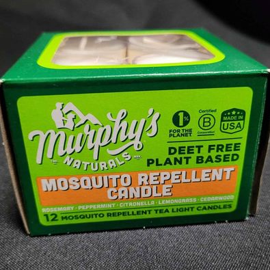 NEW - Murphy's Natural Mosquito Repellent set 12 tealightd