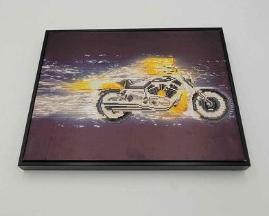 Art - "Motorcycle" Diamond painting wall art