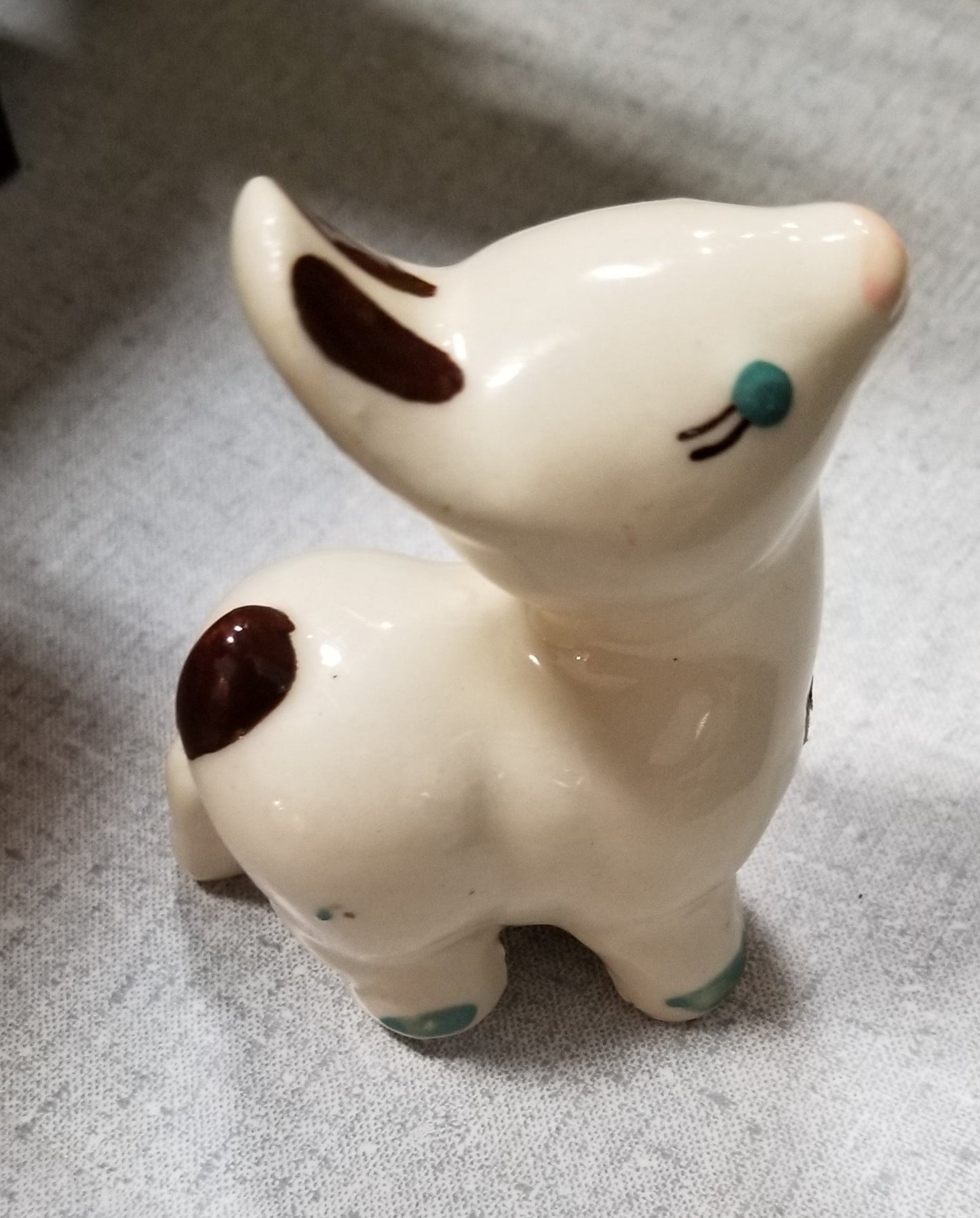 Vintage - RARE Shawnee Pottery Deer Figurine Miniature Figure Perfect w/ Foil Label