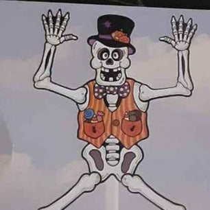 Seasonal-  Halloween  Skeleton Yard Signs NEW