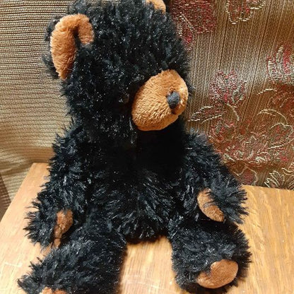 Plush Stuffed Animal - 8" BTG Black Bear - 1901BK