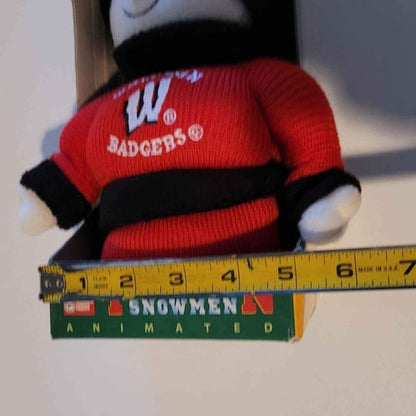 Plush - Wisconsin Badgers Touchdown Snowman NEW!